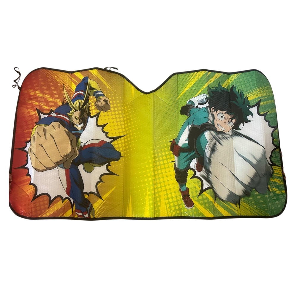 My‎ Hero Academia All Might Deku Car Sunshade Windshield Visor Funimation Funky